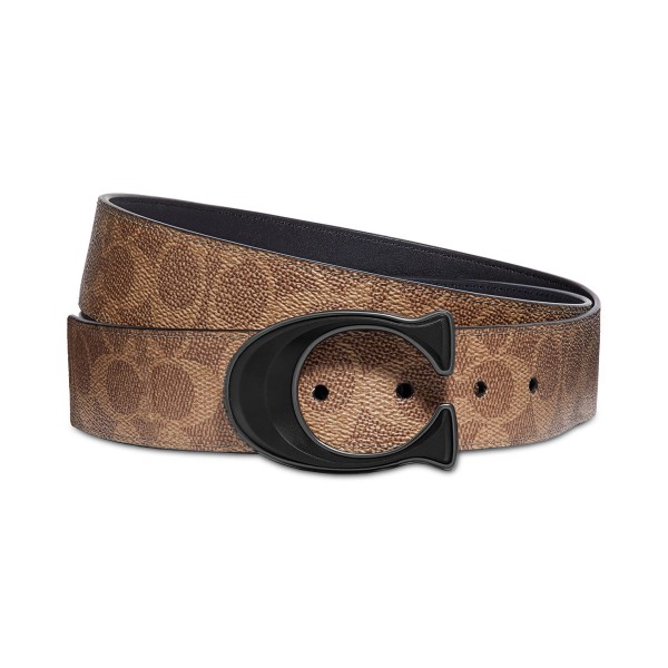 Men's Reversible Signature C Buckle Leather Belt