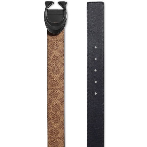 Men's Reversible Signature C Buckle Leather Belt
