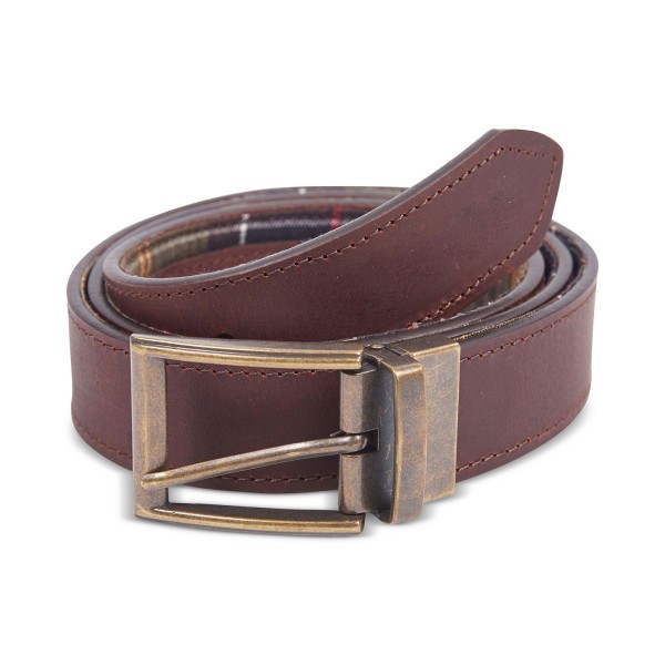 Men's Reversible Tartan to Leather Belt
