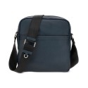 Men's Saffiano Faux-Leather Water-Repellent Crossbody Bag