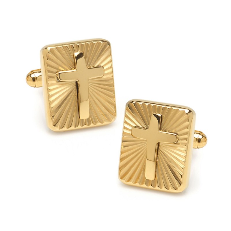 Ox Bull & Trading Co Radiant Cross Cufflinks