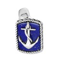 EFFY® Men's Lapis Lazuli Anchor Cufflinks in Sterling Silver