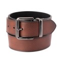 Men’s Two-In-One Reversible Casual Matte and Pebbled Belt