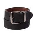Men’s Two-In-One Reversible Casual Matte and Pebbled Belt