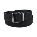 Men’s Two-In-One Reversible Casual Matte and Pebbled Belt