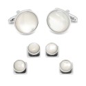 Sophisticate Men's Cufflink and Stud Ensemble