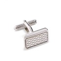 Knitting Cuff Links & Tie Bar Set
