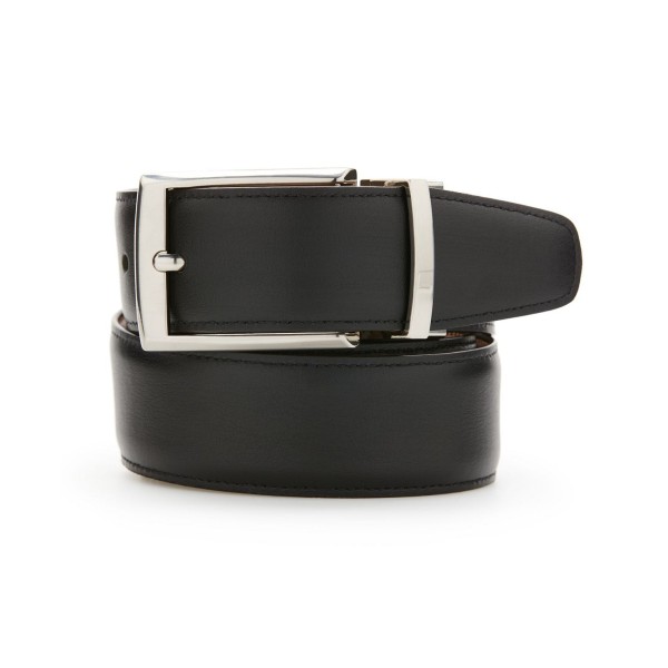 Perry Ellis Men's Tan Leather Reversible Belt