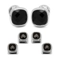 Classic Men's Cufflink and Stud Ensemble