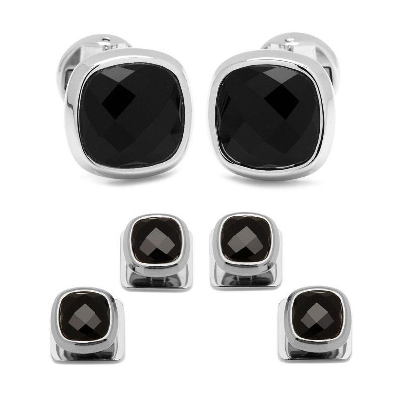 Classic Men's Cufflink and Stud Ensemble