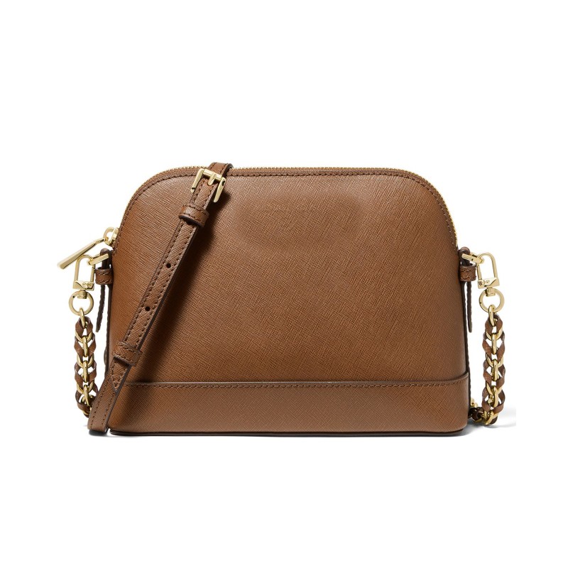 Jet Set Charm Small Leather Dome Crossbody