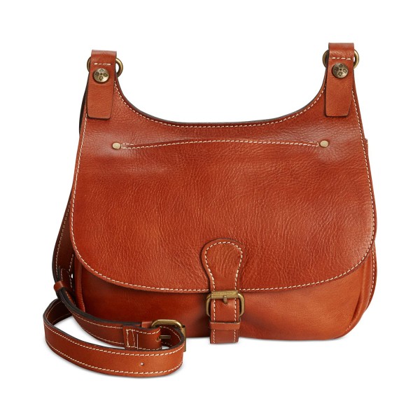 London Smooth Leather Saddle Bag