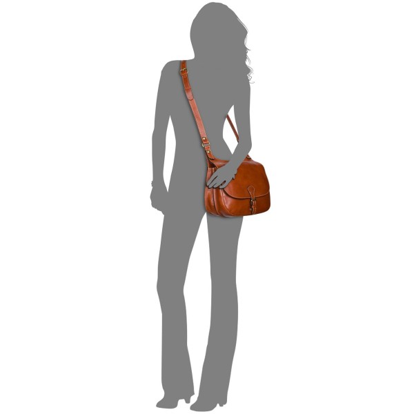 London Smooth Leather Saddle Bag