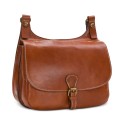 London Smooth Leather Saddle Bag