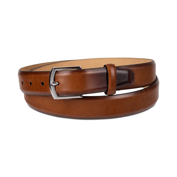 Men's Lewis Burnished Leather Dress Belt Men's Lewis Burnished Leather Dress Belt