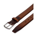 Men's Lewis Burnished Leather Dress Belt
