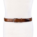 Men's Lewis Burnished Leather Dress Belt