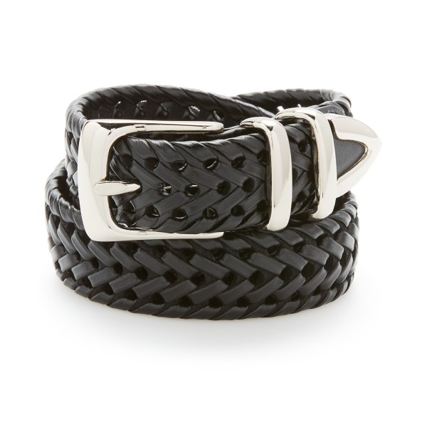 Men's Leather Braided Belt