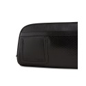 Men's Textured Leather Logo Washbag