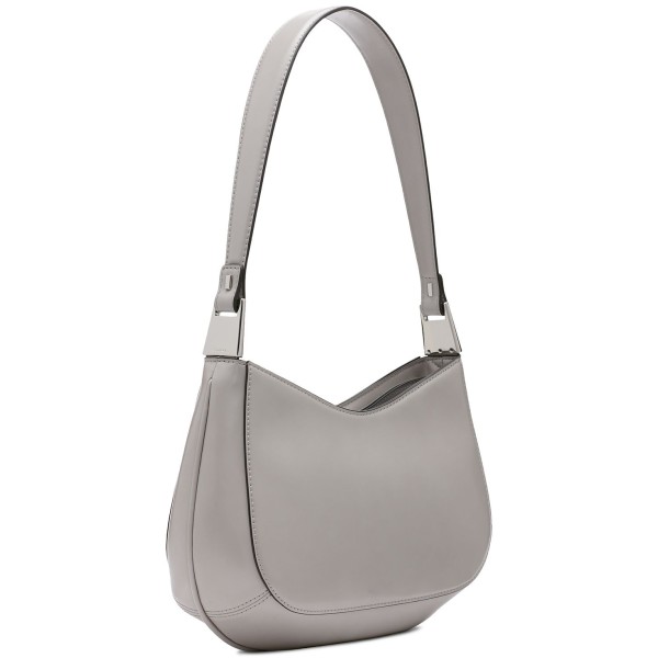 Charlie Double Compartment Shoulder Bag with Top Zipper