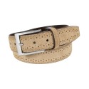 Lucky Brogue Suede Belt