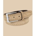 Lucky Brogue Suede Belt