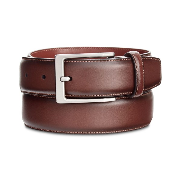 Elegant Men's Leather Dress Belt