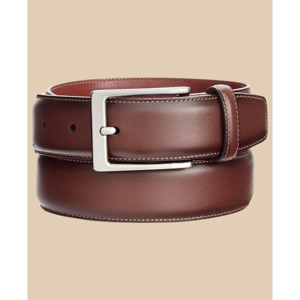 Elegant Men's Leather Dress Belt