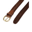 Men's Hand-Laced Braided Belt  