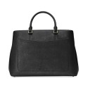 Crosshatch Leather Large Hanna Satchel