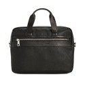 Men's Pebble Faux-Leather Leo Briefcase