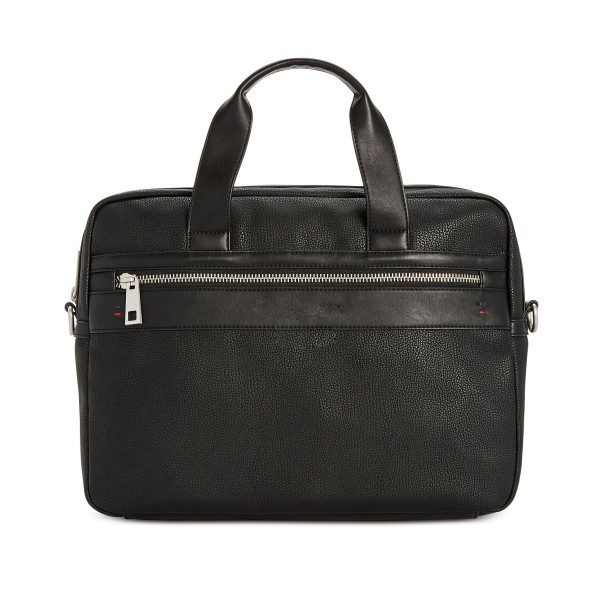 Men's Pebble Faux-Leather Leo Briefcase