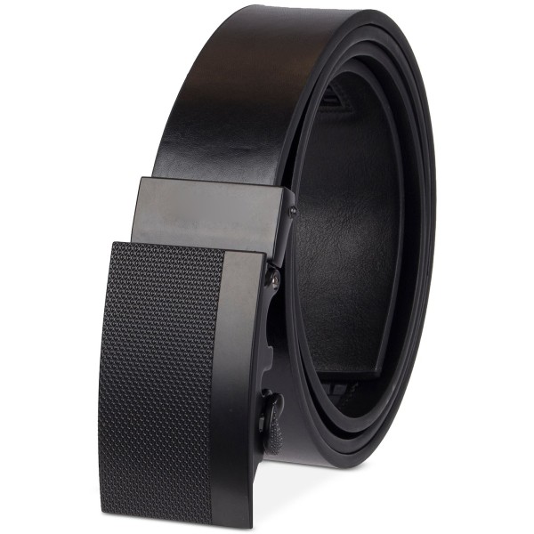 Men’s Exact System Track Lock Plaque Buckle Belt Men’s Exact System Track Lock Plaque Buckle Belt