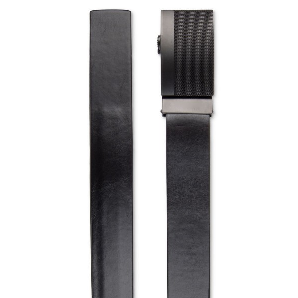 Men’s Exact System Track Lock Plaque Buckle Belt Men’s Exact System Track Lock Plaque Buckle Belt