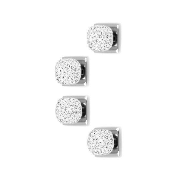 Men's Pave 4 Piece Stud Set