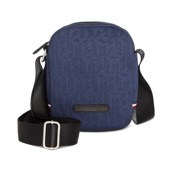 Men's Cube-Knit Logo Reporter Bag Men's Cube-Knit Logo Reporter Bag