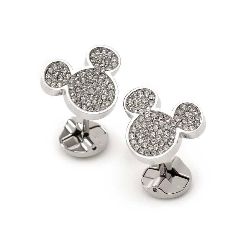 Men's Pave Crystal Cufflinks