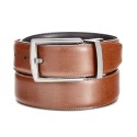Men's Reversible Feather Stitch-Edge Belt