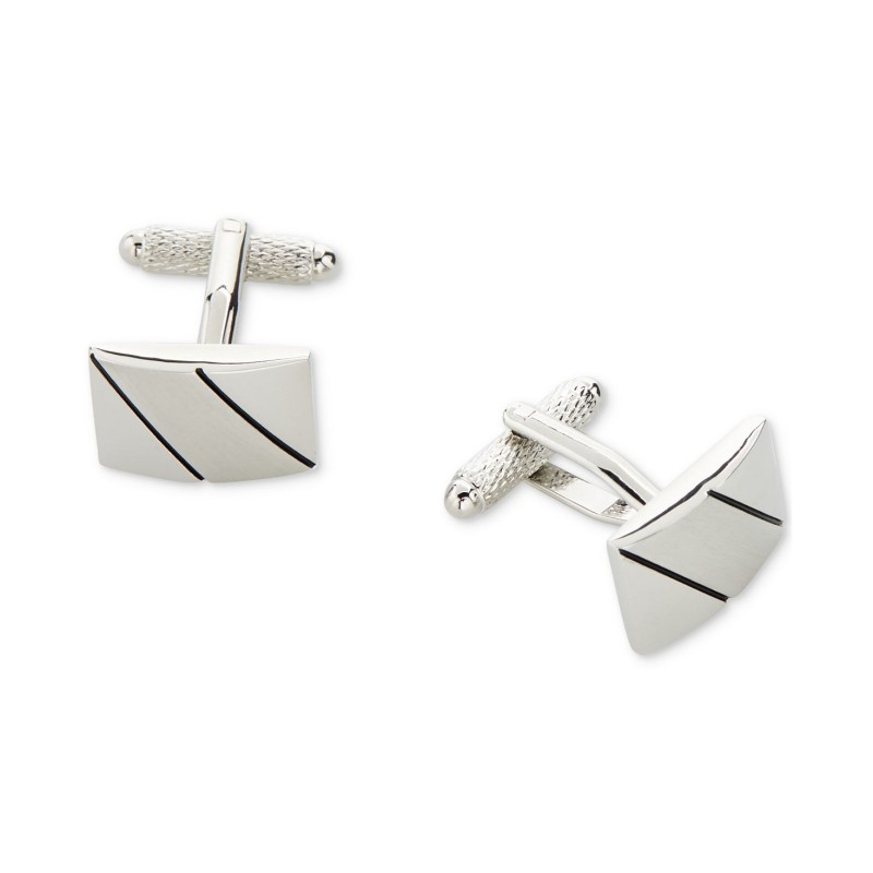 Men's Diagonal Line Cufflinks