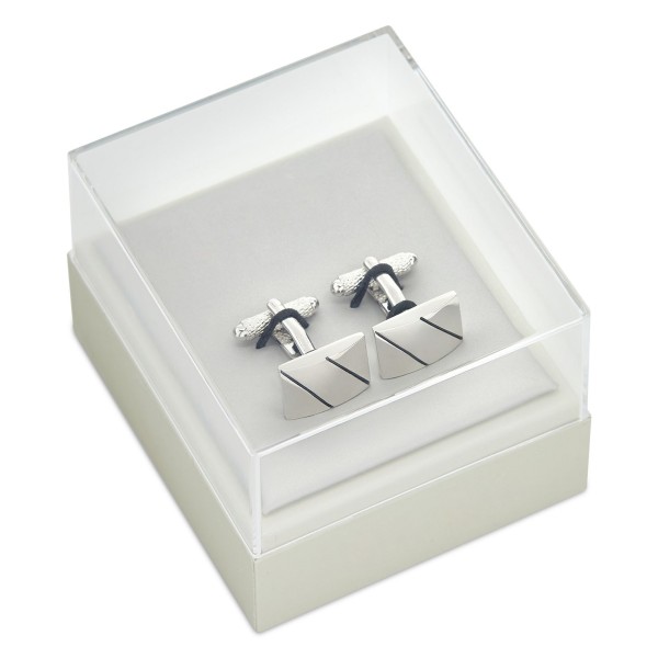 Men's Diagonal Line Cufflinks Men's Diagonal Line Cufflinks