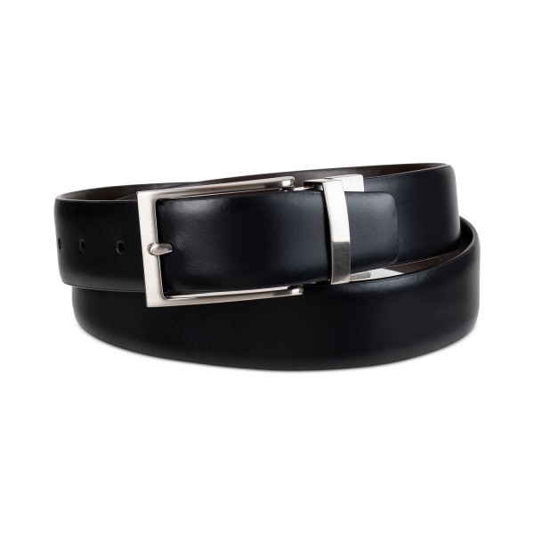 Men’s Two-In-One Feather Edge Reversible Dress Belt Men’s Two-In-One Feather Edge Reversible Dress Belt