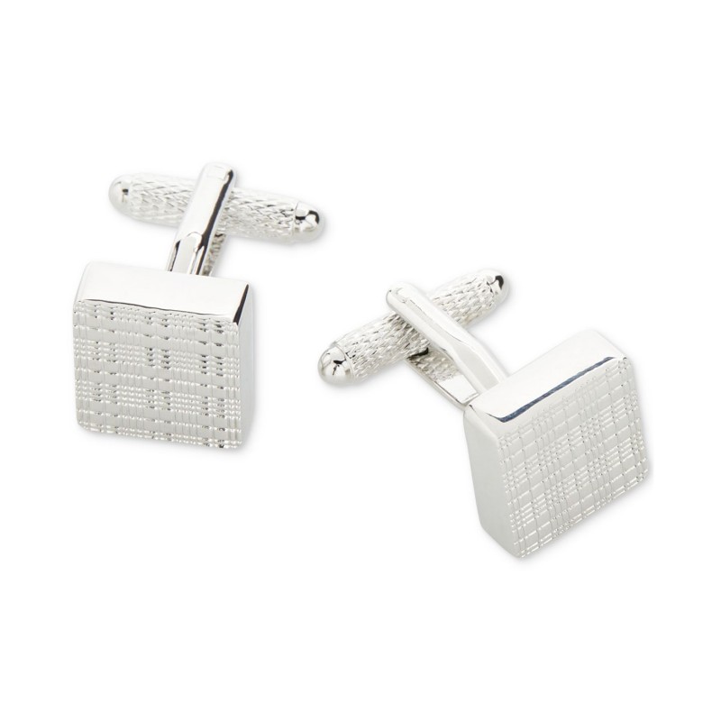 Men's Plaid Cufflinks