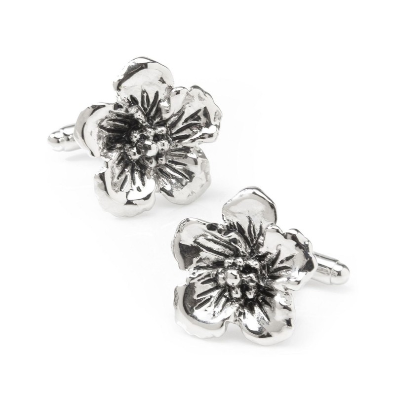 Men's Flower Cufflinks