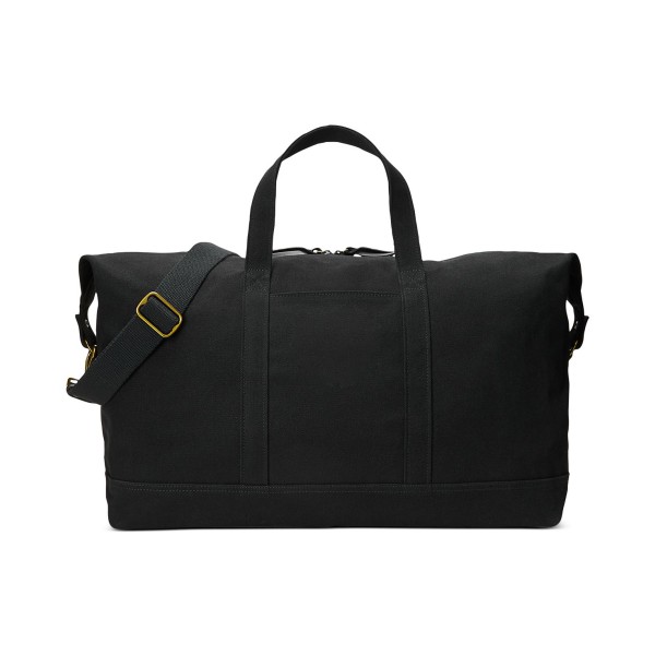 Men's Logo-Embroidered Canvas Duffel Bag Men's Logo-Embroidered Canvas Duffel Bag
