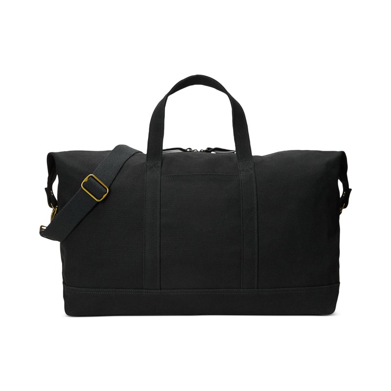 Men's Logo-Embroidered Canvas Duffel Bag