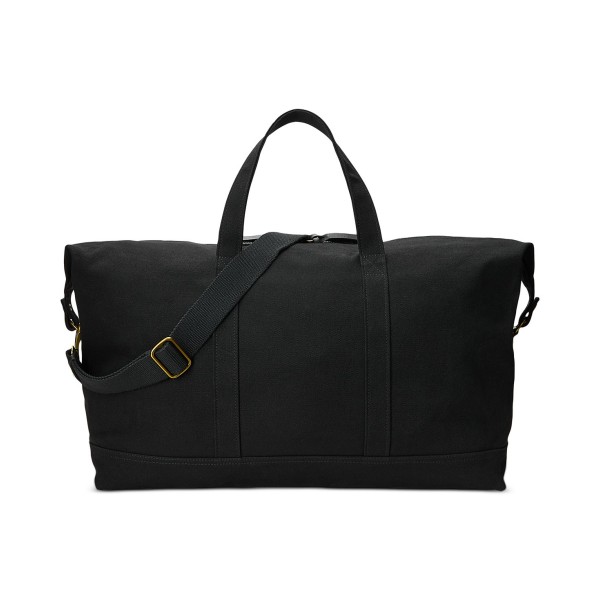 Men's Logo-Embroidered Canvas Duffel Bag Men's Logo-Embroidered Canvas Duffel Bag