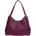 Lori Mixed Leather and Suede Shoulder Bag
