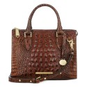 Anywhere Convertible Melbourne Embossed Leather Satchel