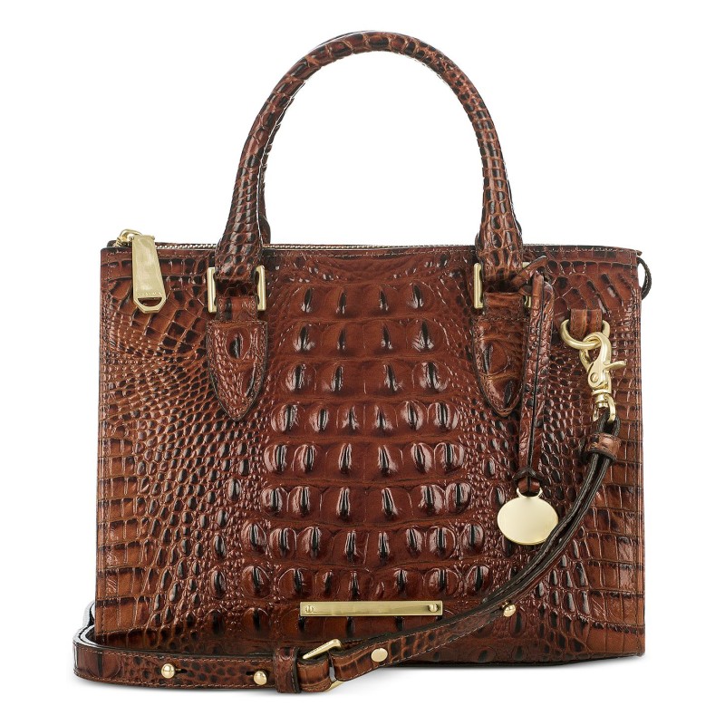 Anywhere Convertible Melbourne Embossed Leather Satchel