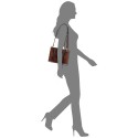 Anywhere Convertible Melbourne Embossed Leather Satchel